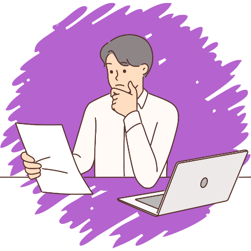 悩んでいる人のイメージ